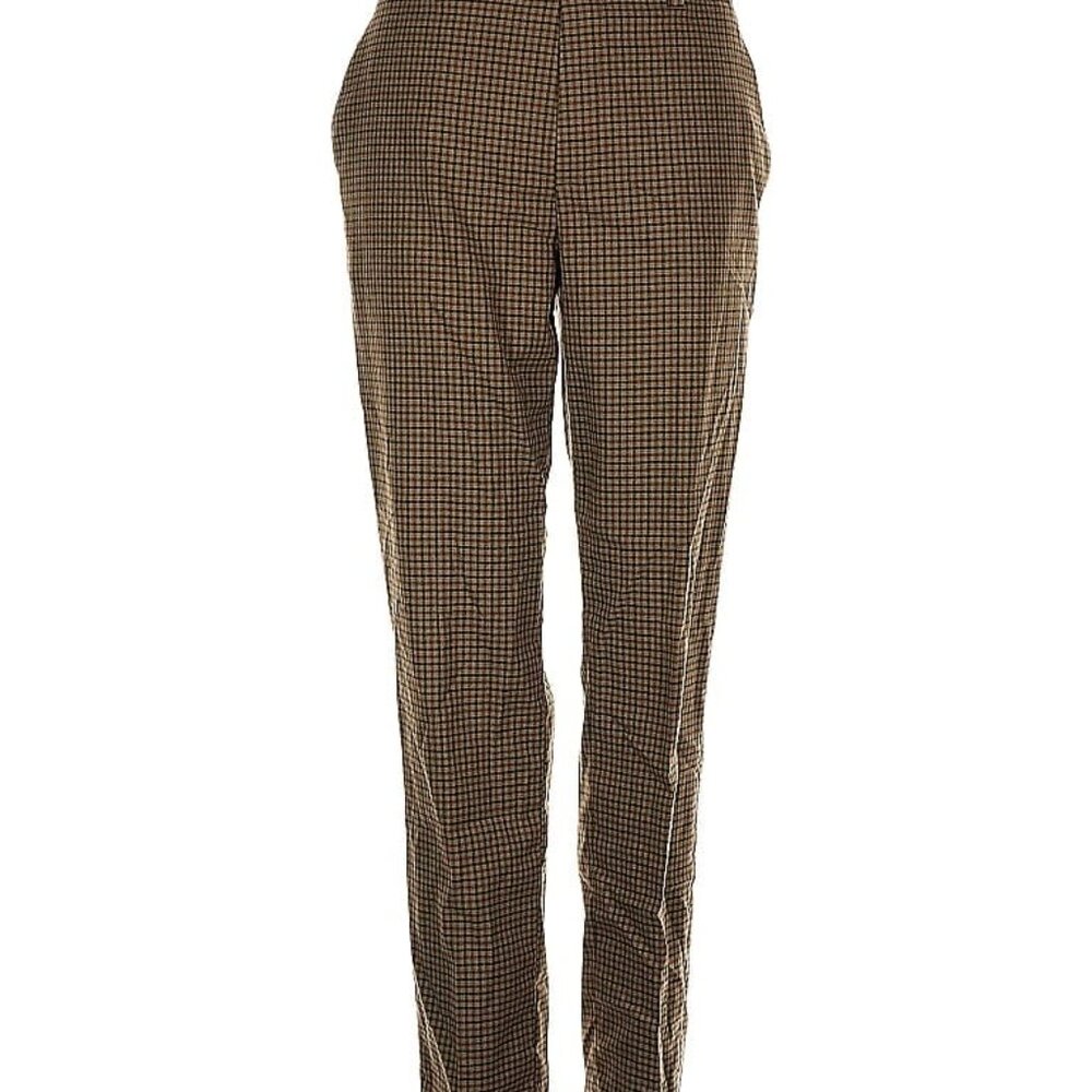 UNIQLO Women’s Trouser brown Plaid tartan